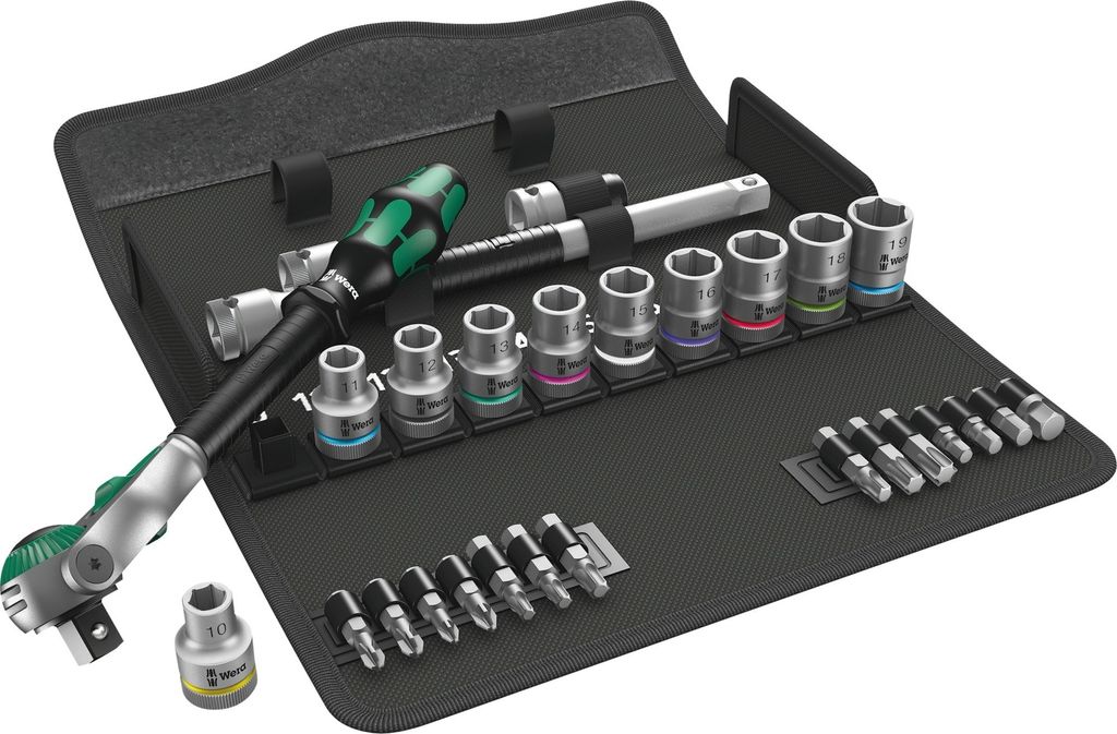 Wera 8100 SC 6 Zyklop Speed Steckschlüsselsatz 1/2" (12.5 Zdjęcie produktu 