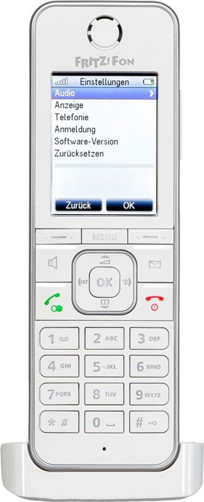 AVM FRITZ!Fon C6 DECT-Telefon Anrufer-Identifikation Weiß Produktbild 21