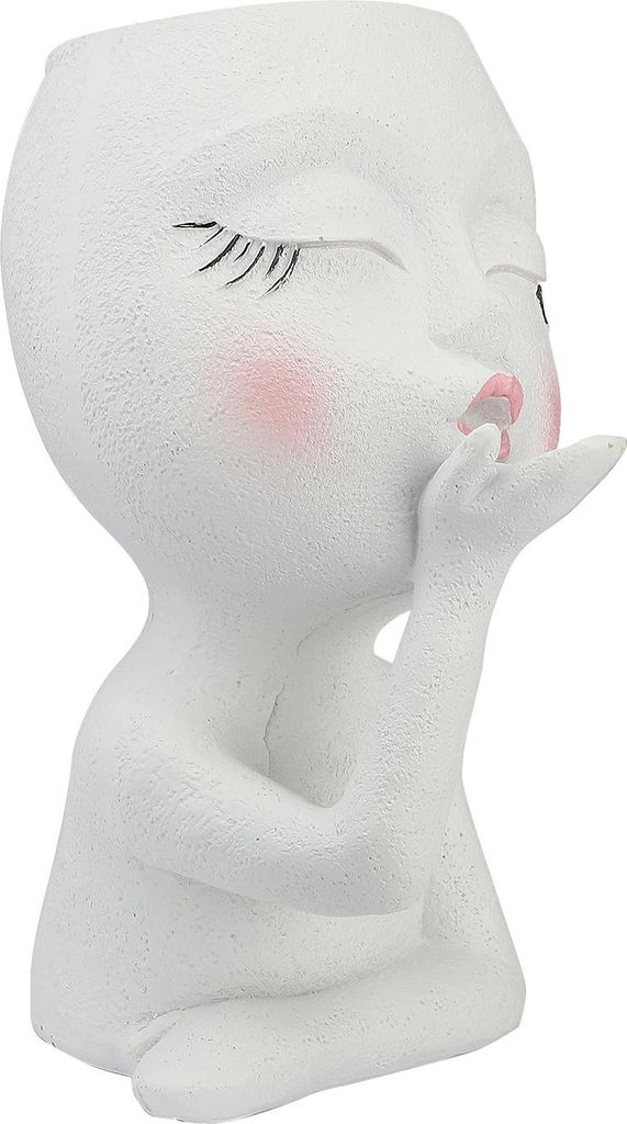 Mannequin Harz Blumentopf Gesicht Blumentopf Garten Dekoration