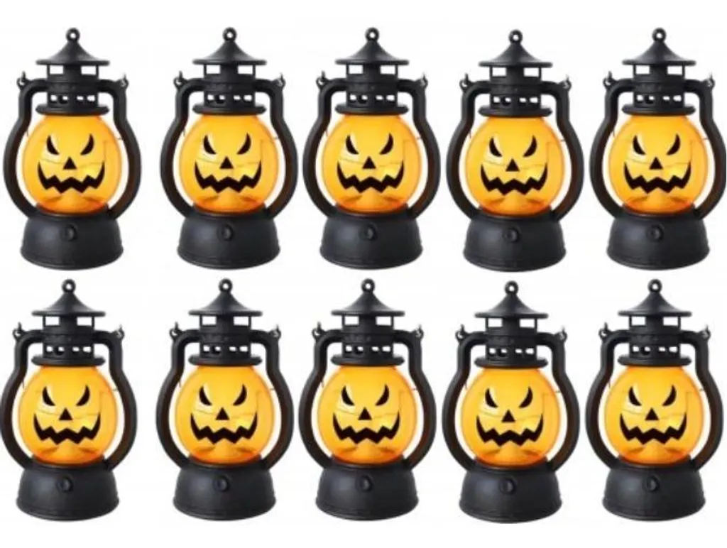 Candele LED Halloween A Forma Di Zucca - 2 Pezzi Con Telecomando - 16 Colori, Timer - Luce Arancione A Batteria Per Decorazioni - 2
