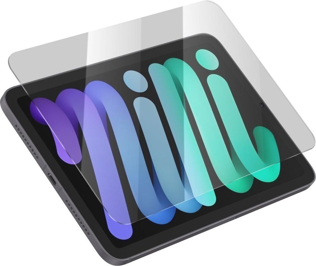 MW, Schutzfolie für iPad Mini 8.3" Polybag Edition Gehärtetes Glas, Transparent