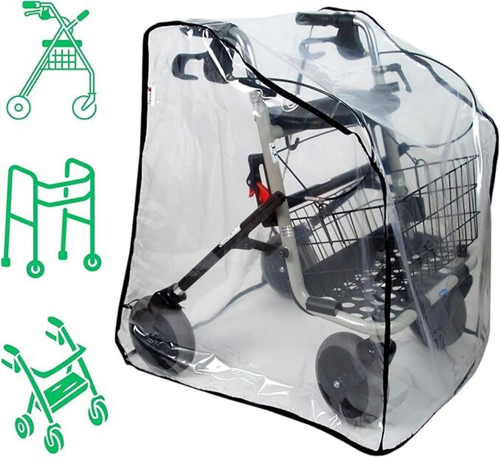 SENIORI Rollator Schutzhaube Abdeckung Universal Gehilfe Schutzhülle
