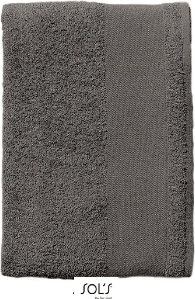 SOLs 89002 | Bath Sheet Island | 100 x 150 cm - Farbe: Dark Grey (Solid) - Größe: 100 x 150 cm