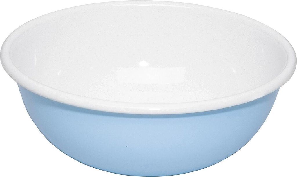 Riess Obstschüssel Emaille Salatschüssel | 18cm Light Blue : 18cm Light Blue Ausführung: 18cm Light Blue