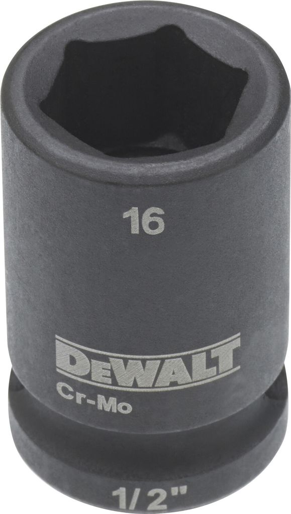 DeWalt Steckschlüssel kurz 16 mm 1/2 schlagfest