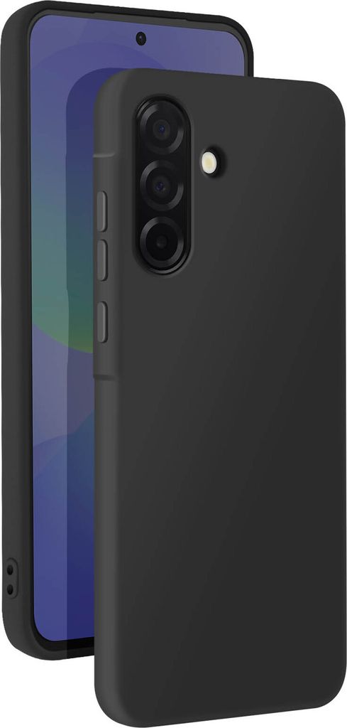 Akashi, Silikonhülle für Galaxy A36 Flexibel Gummi, Schwarz