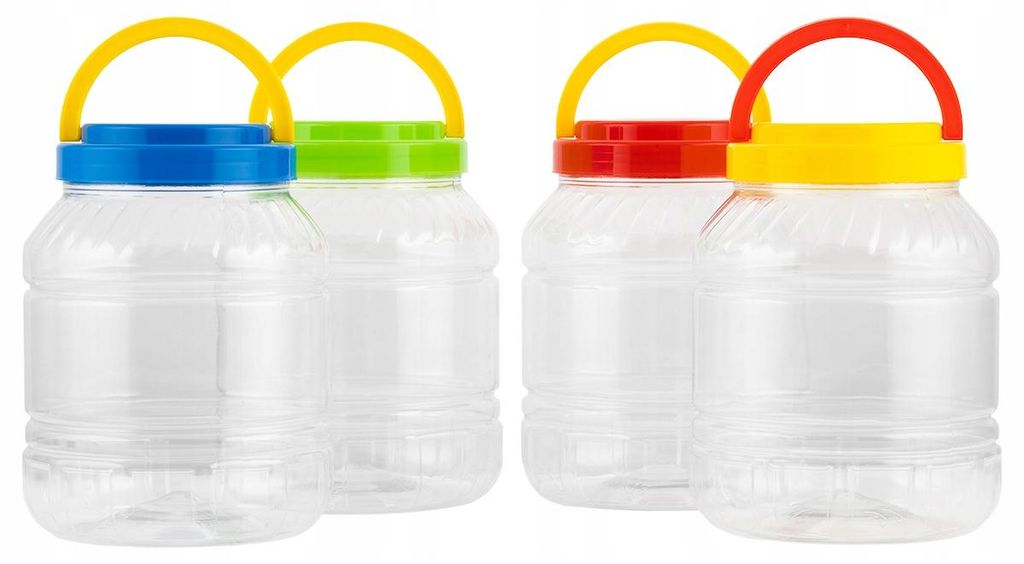 Słoik Plastikowy 3L Z Nakrętką Pojemnik Kiszenie Ogórków Zdjęcie produktu 