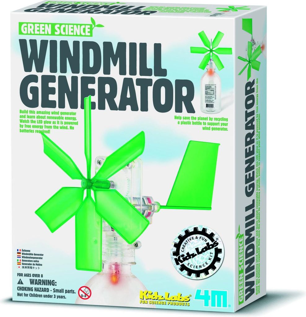 4M Windmühlen Generator - Lernspielzeug für Kinder