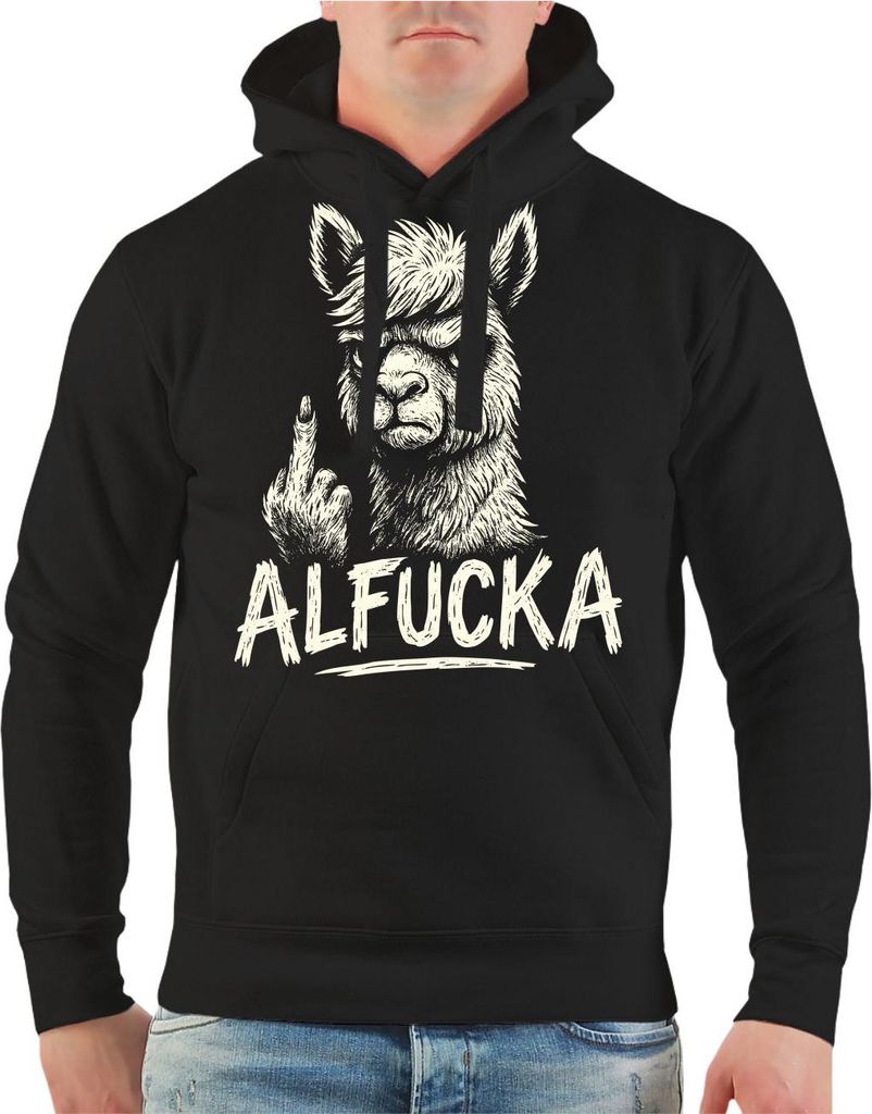 Herren Kapuzenpullover Alfucka