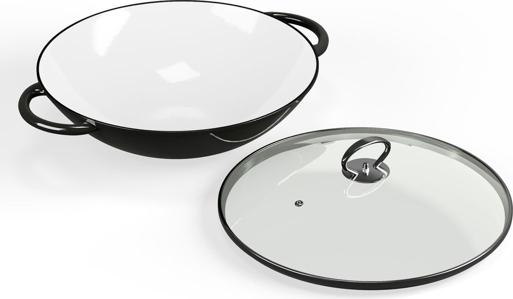 ToCi Wok, Poele Wok Induction avec Couvercle, Woks et Image du produit 
