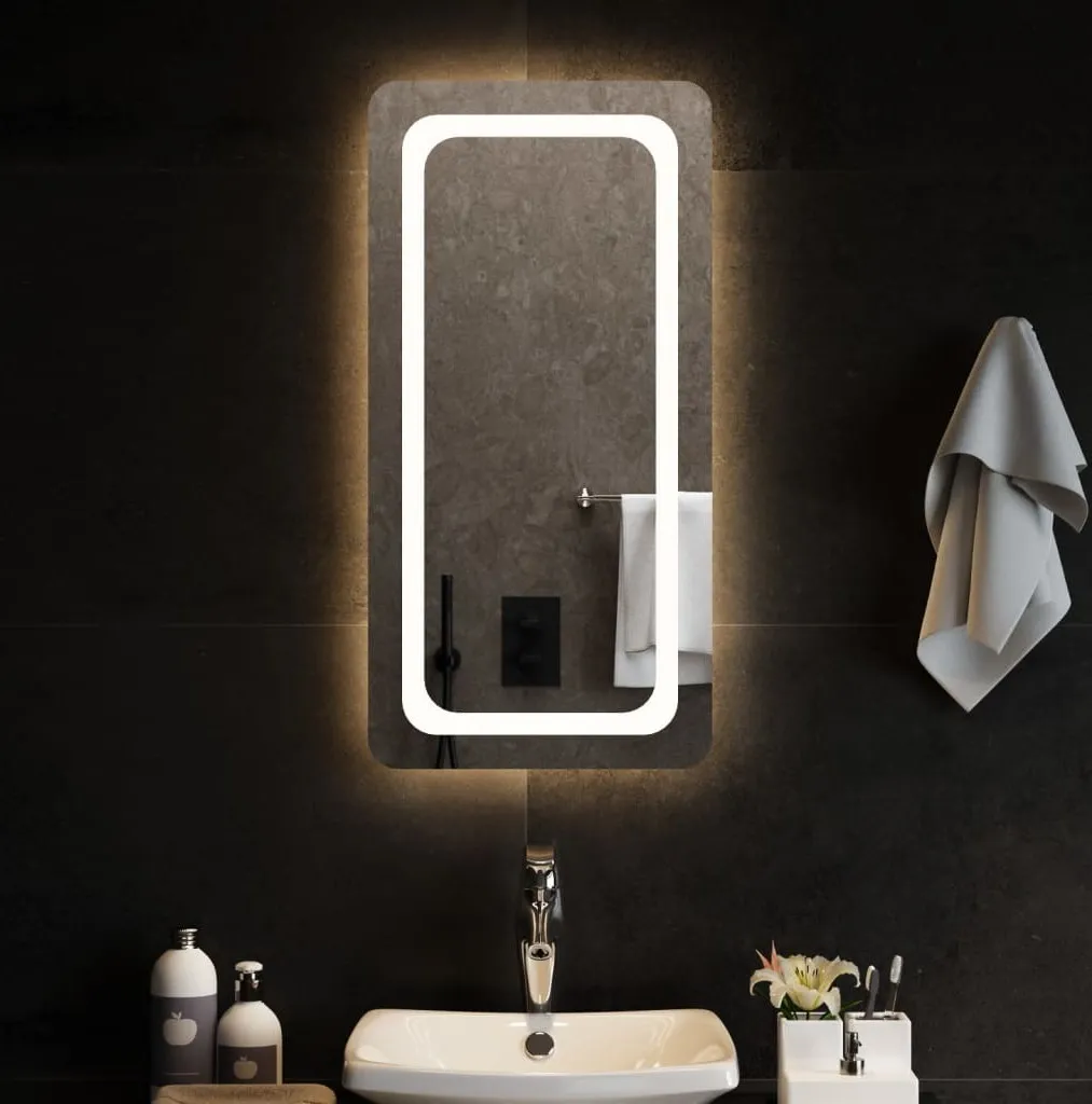 Specchio Bagno LED 40x80 cm The Living Store - Illuminazione Moderna