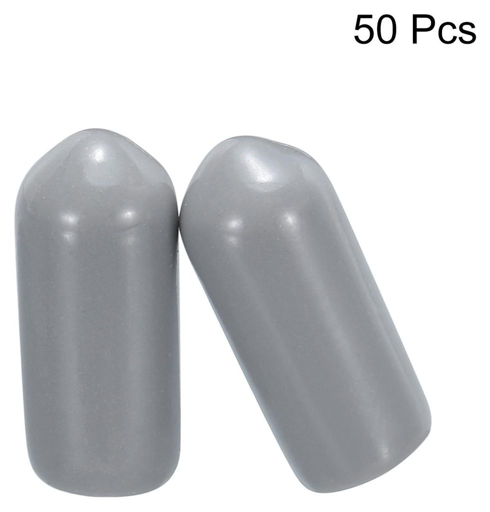 50 Stš¹ck Gummi Endkappen 6 mm PVC Kunststoffkappe Schutzkappen Abdeckung Fu?kappen fš¹r Stuhlbeine Tischbeine M?bel Schrauben Bolzen Gewinde M...