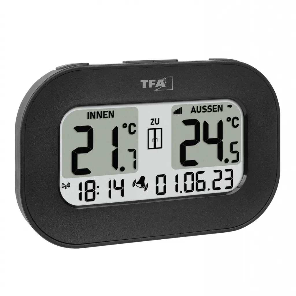 Termometro Wireless TFA Dostmann COOL@HOME 30.3046.01 Digitale Nero