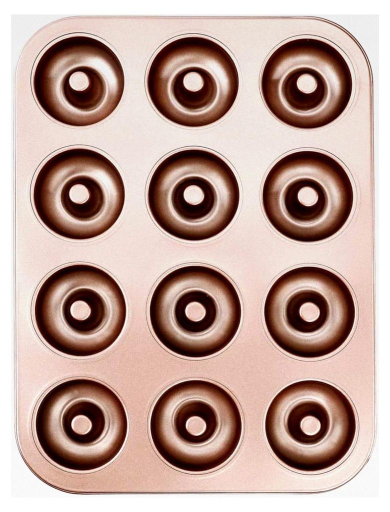12er Antihaft Metall Backblech für Donuts, Muffins und Kuchen