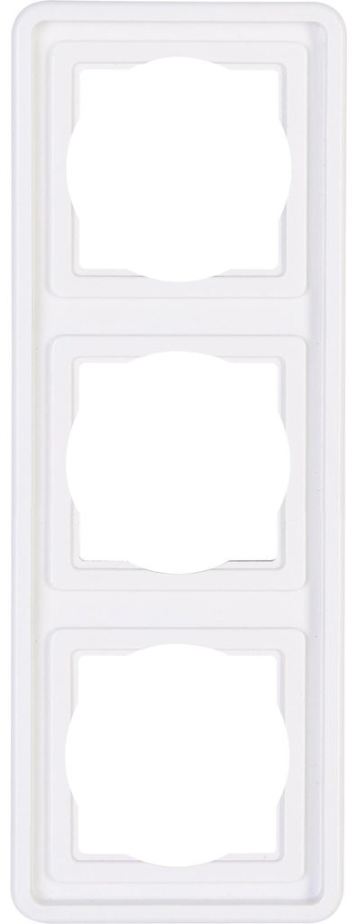 KOPP Unterputz Feuchtraum STANDARD IP44 arktisweiß 3 Fach Produktbild 