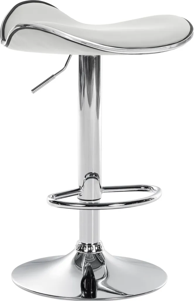 Tabouret Shanghai réglable - Confort d'assise et similicuir haute densité