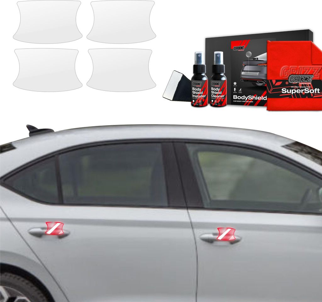 4in1 Schutzfolie Grizz Protector für Türgriffmulden - Skoda Octavia 4 Hatchback (2019-2025)