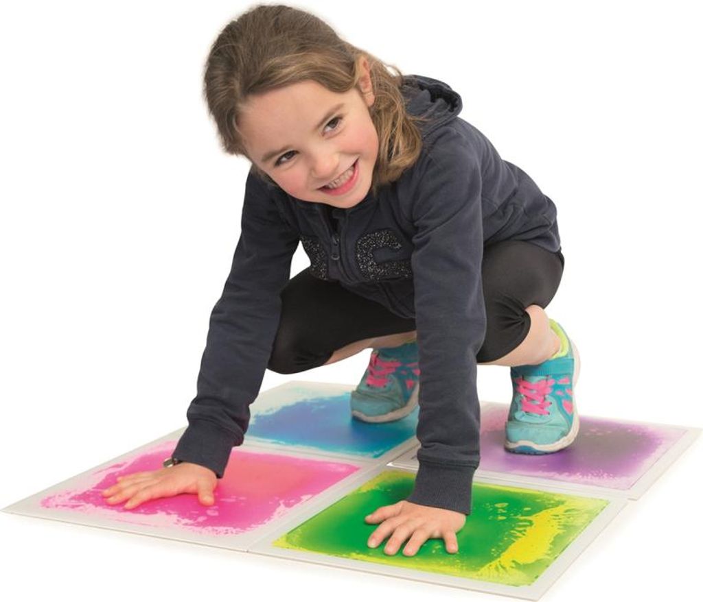 Stimove senzorická dlažba 50x50cm sada 4 barevných dlaždic Obrázek produktu 