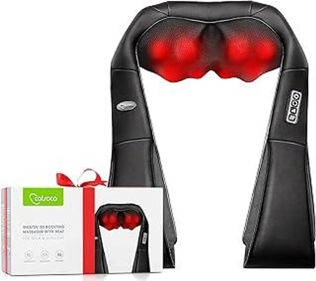 Regalo Relax Massaggiatore Cervicale Shiatsu | Calore Terapeutico