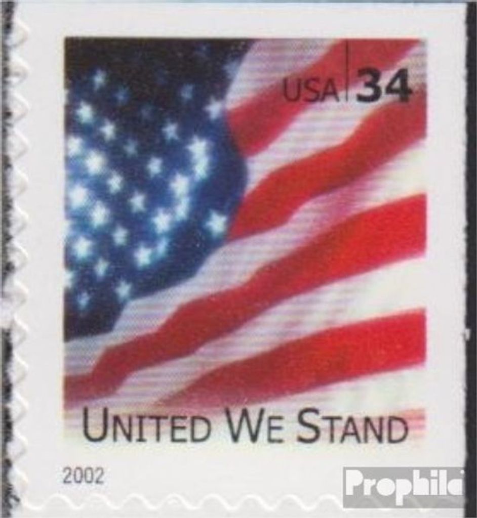 Briefmarken USA 2001 Mi 3508II BE (kompl.Ausg.) postfrisch Flagge