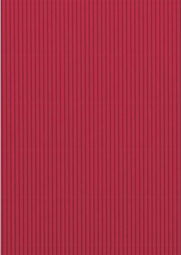 HEYDA 204713224 Bastelwellkarton 50 x 70 cm mittelrot