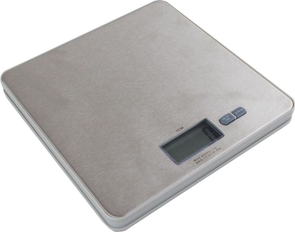 Waage digitale Küchenwaage 5000g/1g Edelstahl LCD-Display Feinwaage Briefwaage
