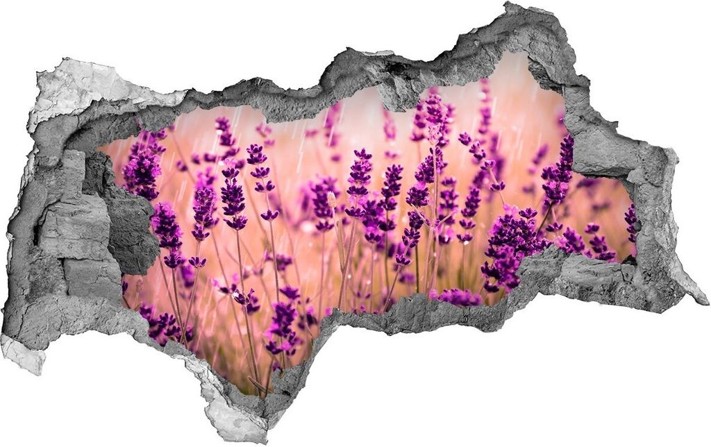 Selbstklebender Loch-3D-Aufkleber 95x73 cm Lavendel