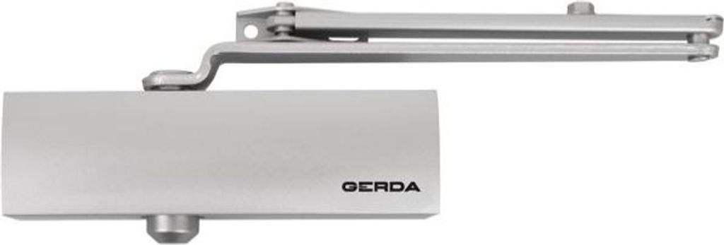Türschließer Gerda GD 900, Kraft EN3, mit Arm, silber