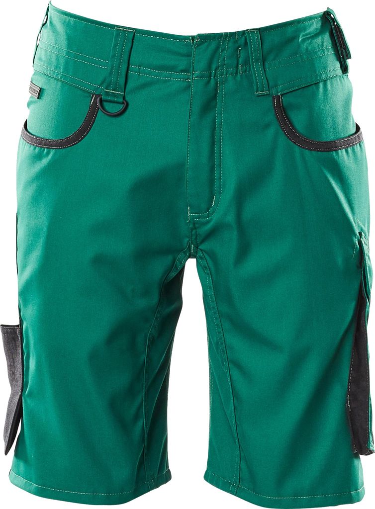 MASCOT 18349-230-0309-C60, Shorts, Unisex, Schwarz, Grün, Produktbild 