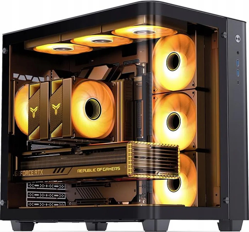 Boîtier ATX Jonsbo TK-3 Noir idéal pour PC de jeu et refroidissement