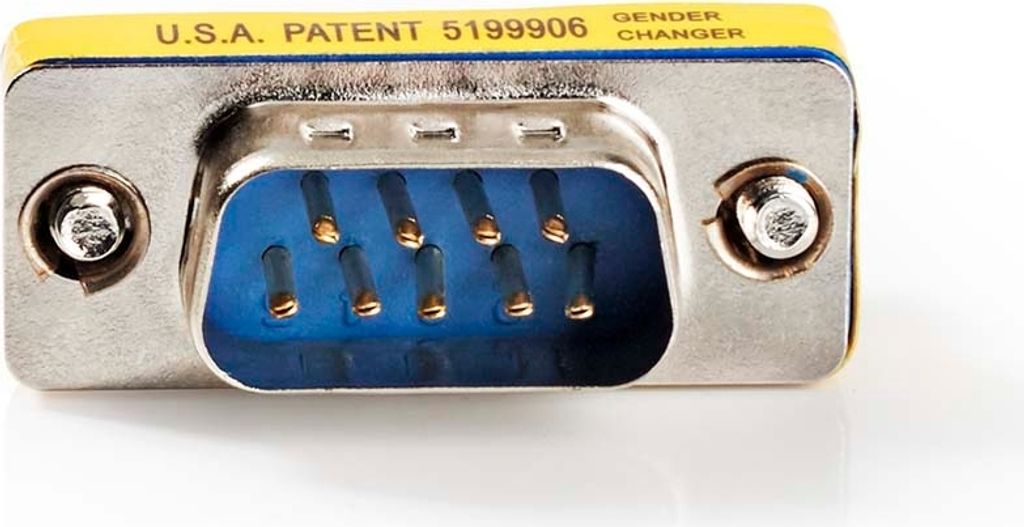 Nedis Serieller Adapter - Adapter - D-SUB 9-Pin Stecker - D-SUB 9-Pin Stecker - Vernickelt - Metall - Metall - Box