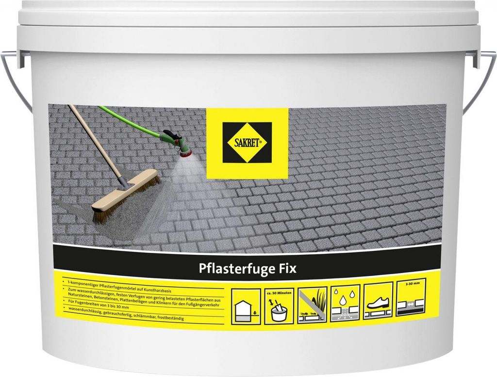 SAKRET Pflasterfuge Fix grau 10 kg Produktbild 