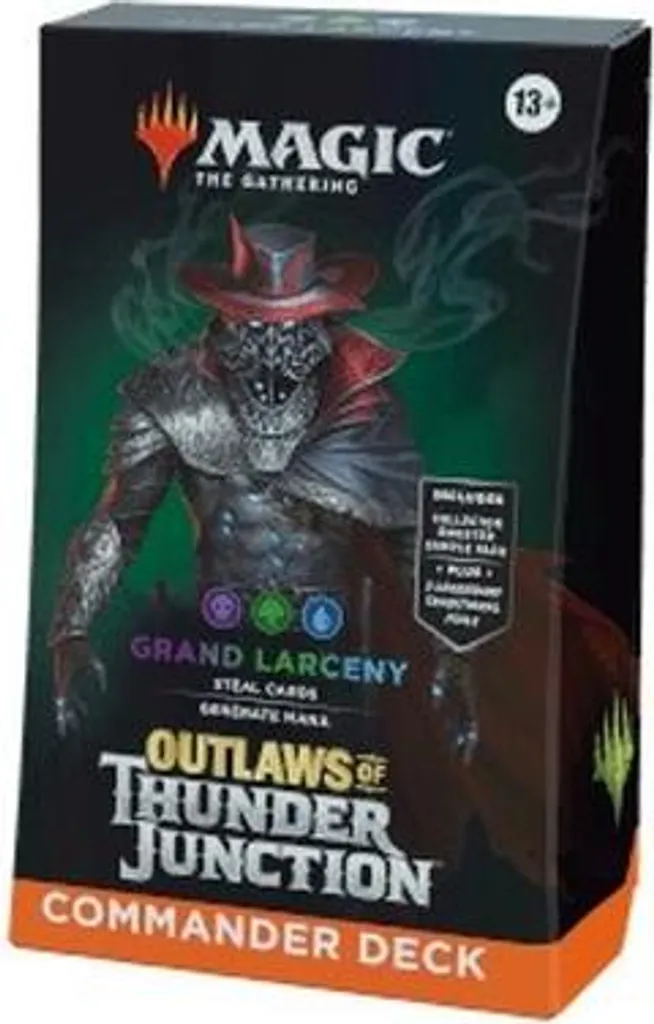Deck Commander MTG Grand Larceny Outlaws of Thunder Junction 100 Cartes