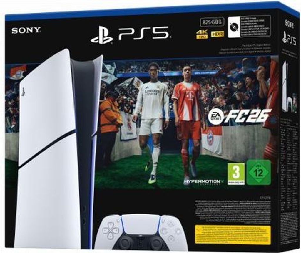 PlayStation 5 Slim Digital Edition + EA FC 26 Produktbild 