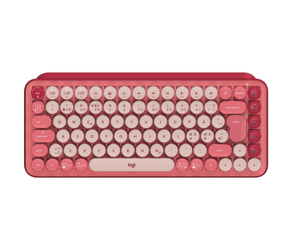 Logitech POP Keys・Tastatur・kabellos・Bluetooth 5.1・Bluetooth LE (920-010733)