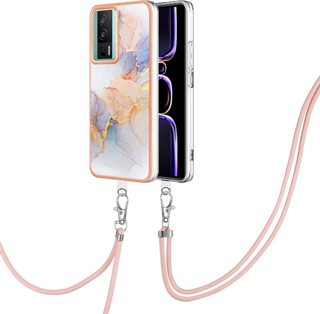 Custodia Xiaomi Poco F5 Pro con Cordino - La Salvezza per Genitori