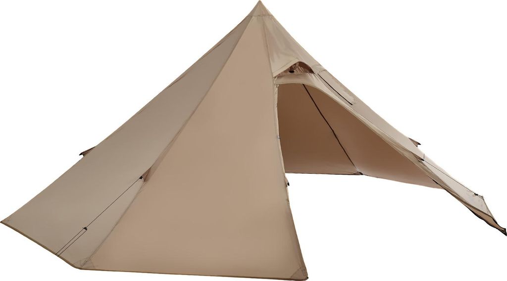 SucceBuy Přenosný stan tipi pro 2 osoby s přípojkou na Obrázek produktu 