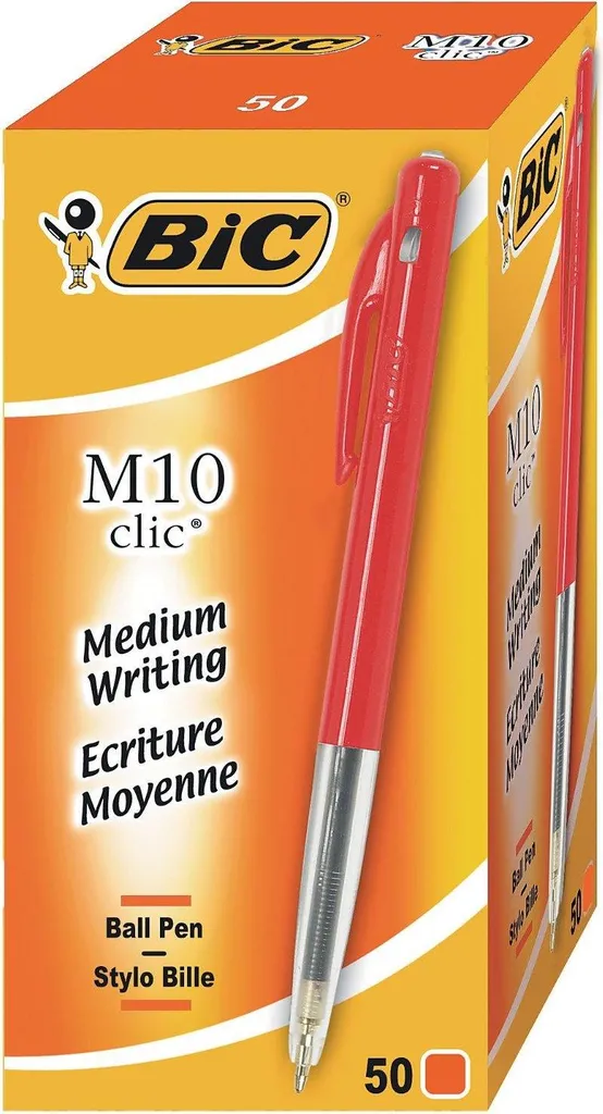 Stylo BIC M10 Clic idéal pour prise de notes rapide et usage quotidien