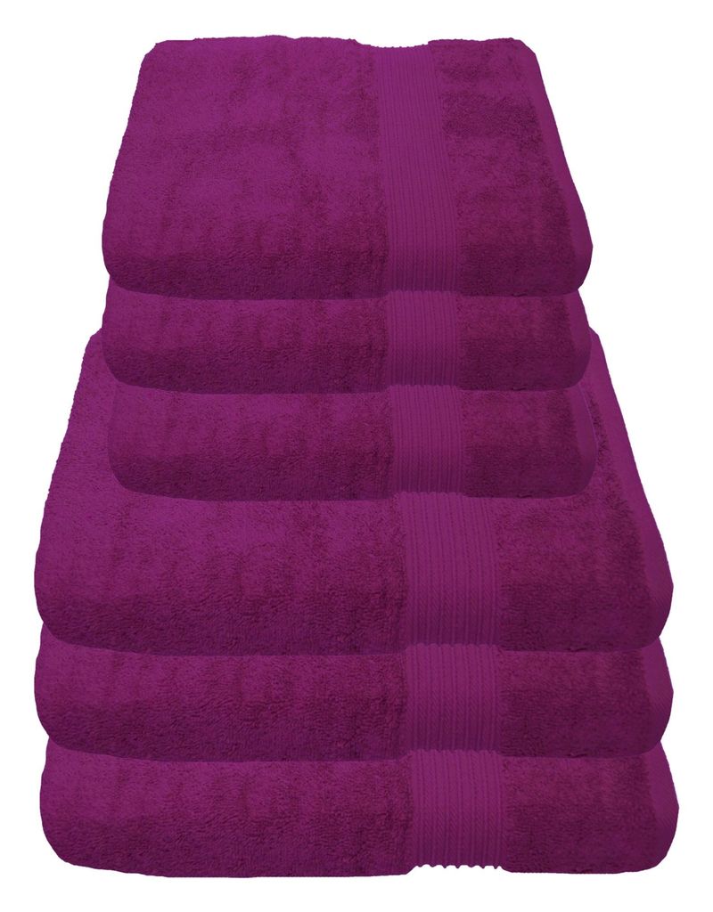 Julie Julsen Handtuch Set Fuchsia,Set:6 tlg. 3 Badetücher 3 Handtücher