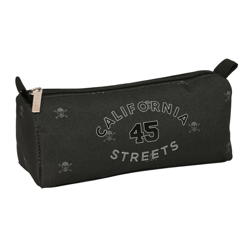 Safta California Astuccio Portapenne Nero 21x8x7 cm - Robusto