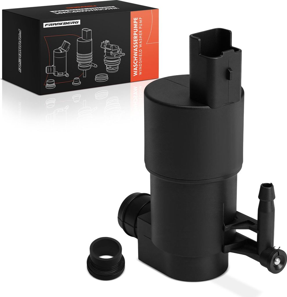 Frankberg 1x Waschwasserpumpe Scheibenreinigung Vorne für Nissan NP300 Navara Qashqai