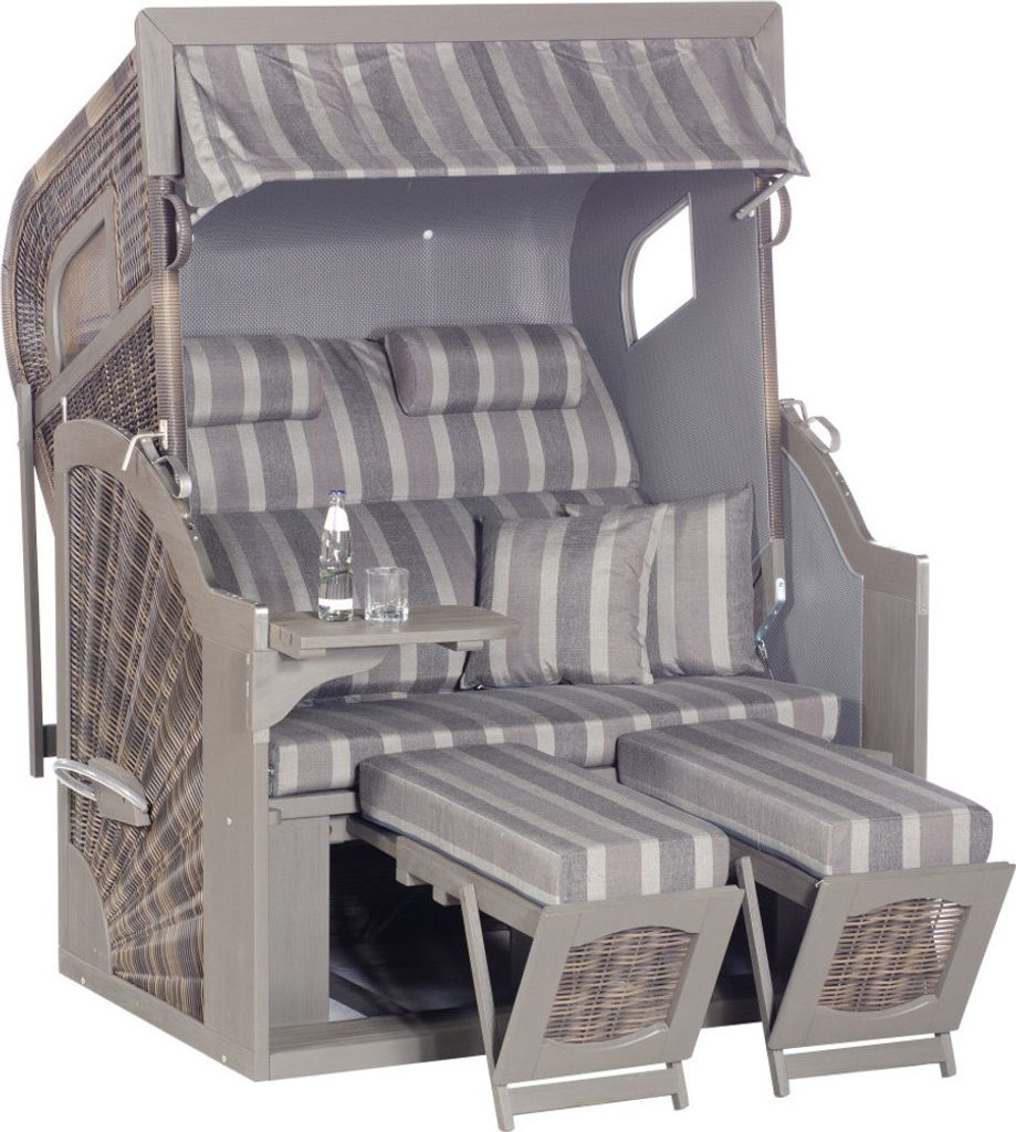 Sunny Smart Strandkorb 405 Z Comfort XL Pinie vintage-braun Stoff 1232