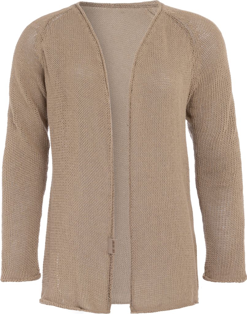 Knit Factory Jasmin Kurze Strickjacke - Leinen - 36/38 Produktbild 