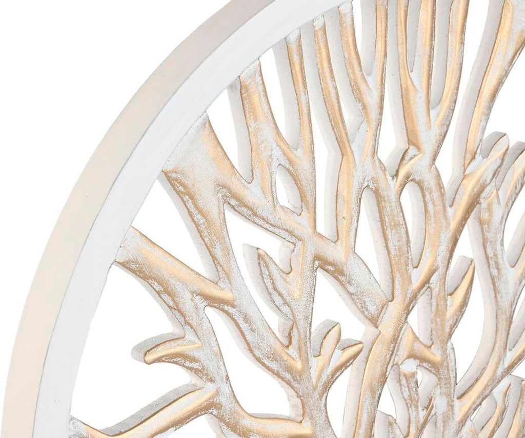 Deko-Figur Home ESPRIT Weiß Beige Baum Decapé