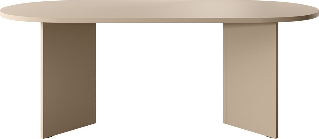 Selsey OVO - Esstisch oval, Cappuccino, 90x204 cm