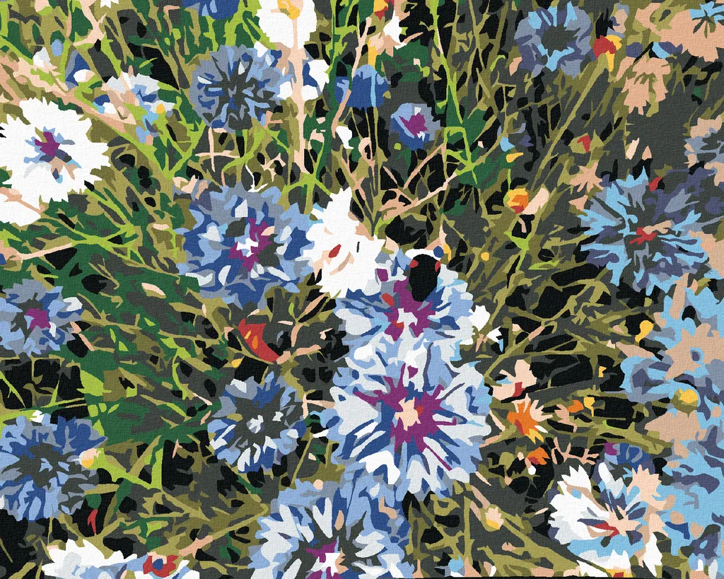 Zuty Pittura Diamanti CHRPY BLU 40x50 cm con Telaio - Kit Completo
