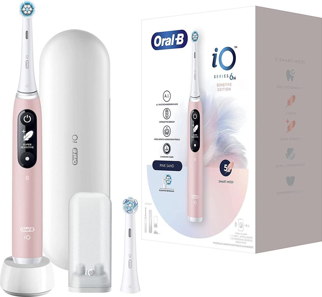 Oral-B iO Series 6N Sensitive Edition Pink Sand, elektrický Obrázek produktu 