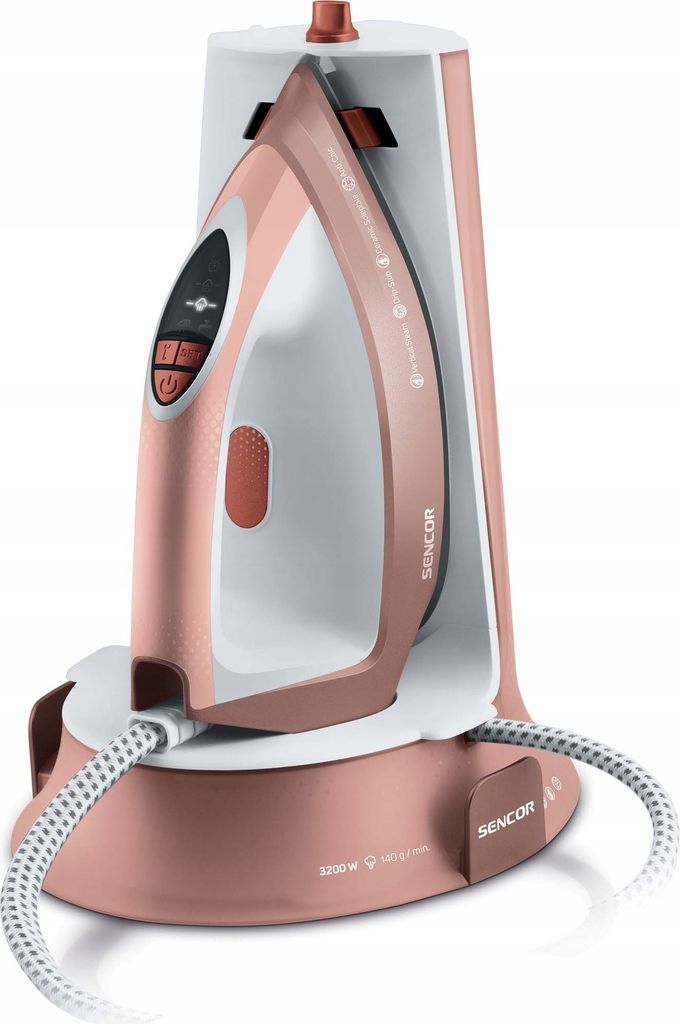 Napařovací žehlička Sencor SSI 0910RS, 3200 W, 5,5 bar, Obrázek produktu 