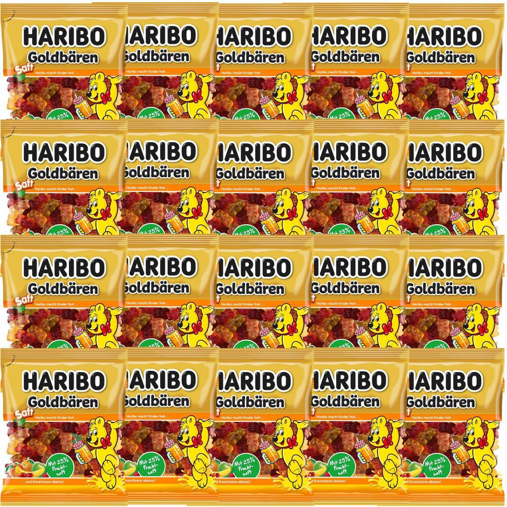 Haribo Saft Goldbären mit 25% Fruchtsaft VPE (20x160g Produktbild 