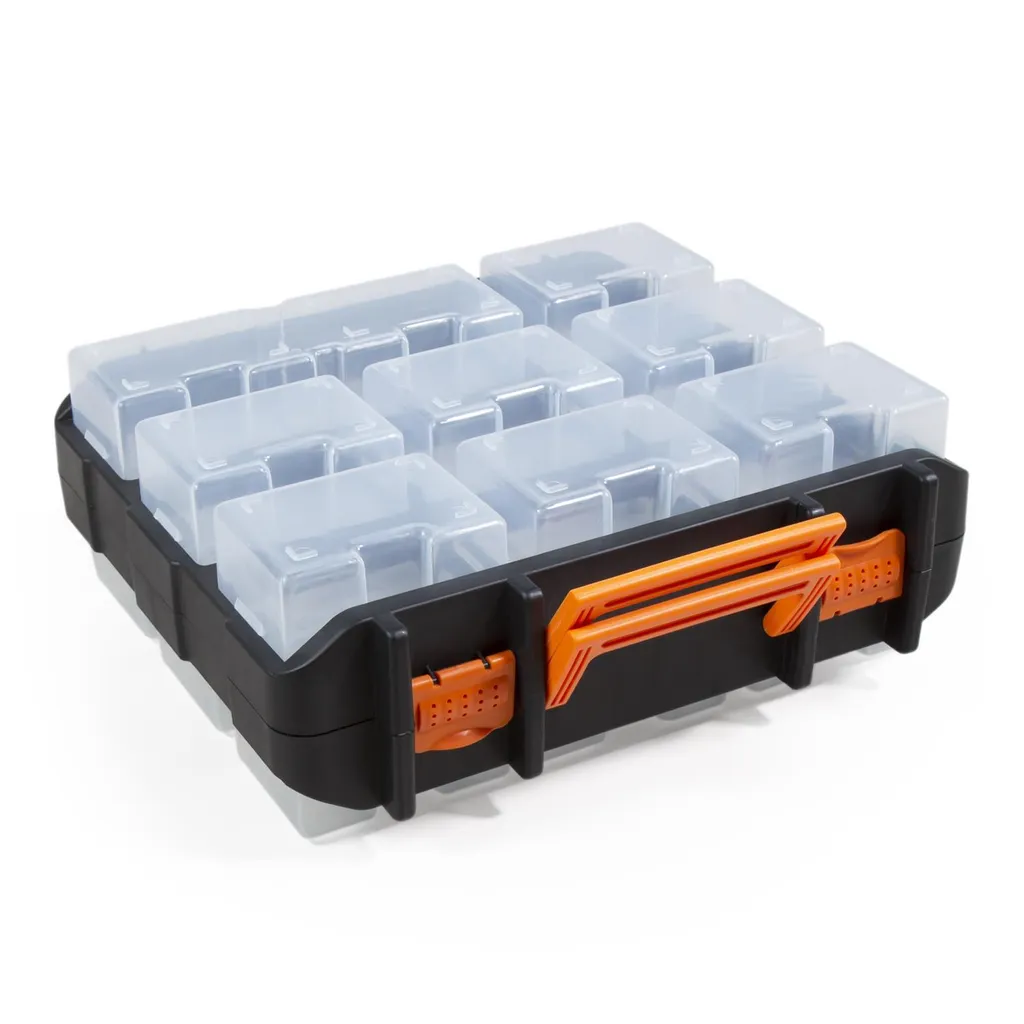 Organiseur d'outils McPower avec 18 compartiments de tri 350x310x135mm